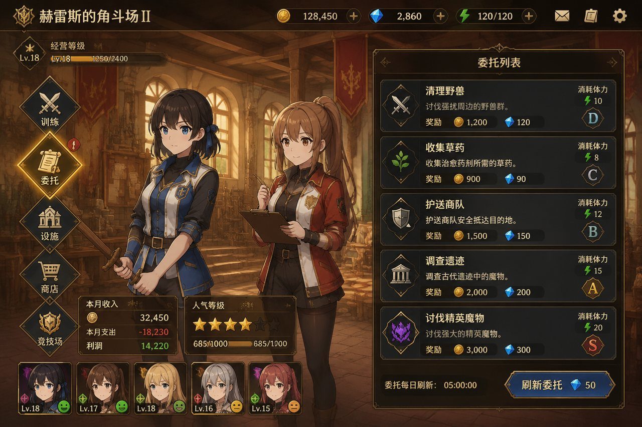 赫雷斯的角斗场Ⅱ 主线事件 内容截图 1
