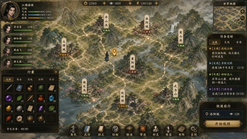 金庸群侠传5爱与死仙狐MOD六周年 角色路线 实机截图 8